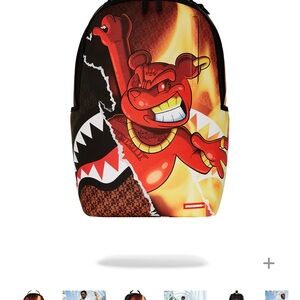 Sprayground Black and Brown Backpack (Firm Price)